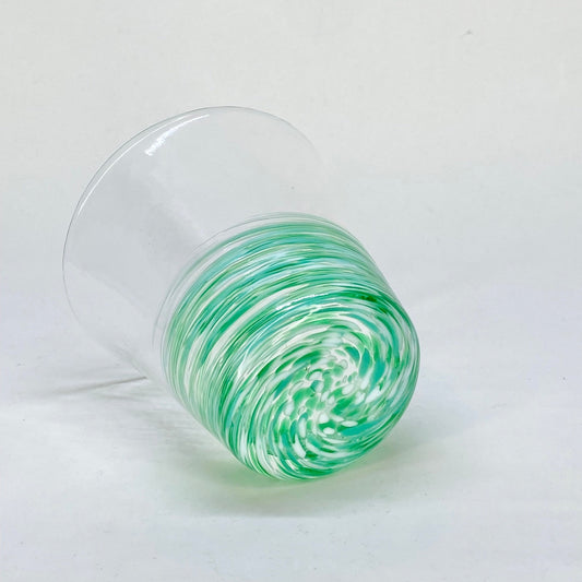 JADE HANDBLOWN GLASS TUMBLER