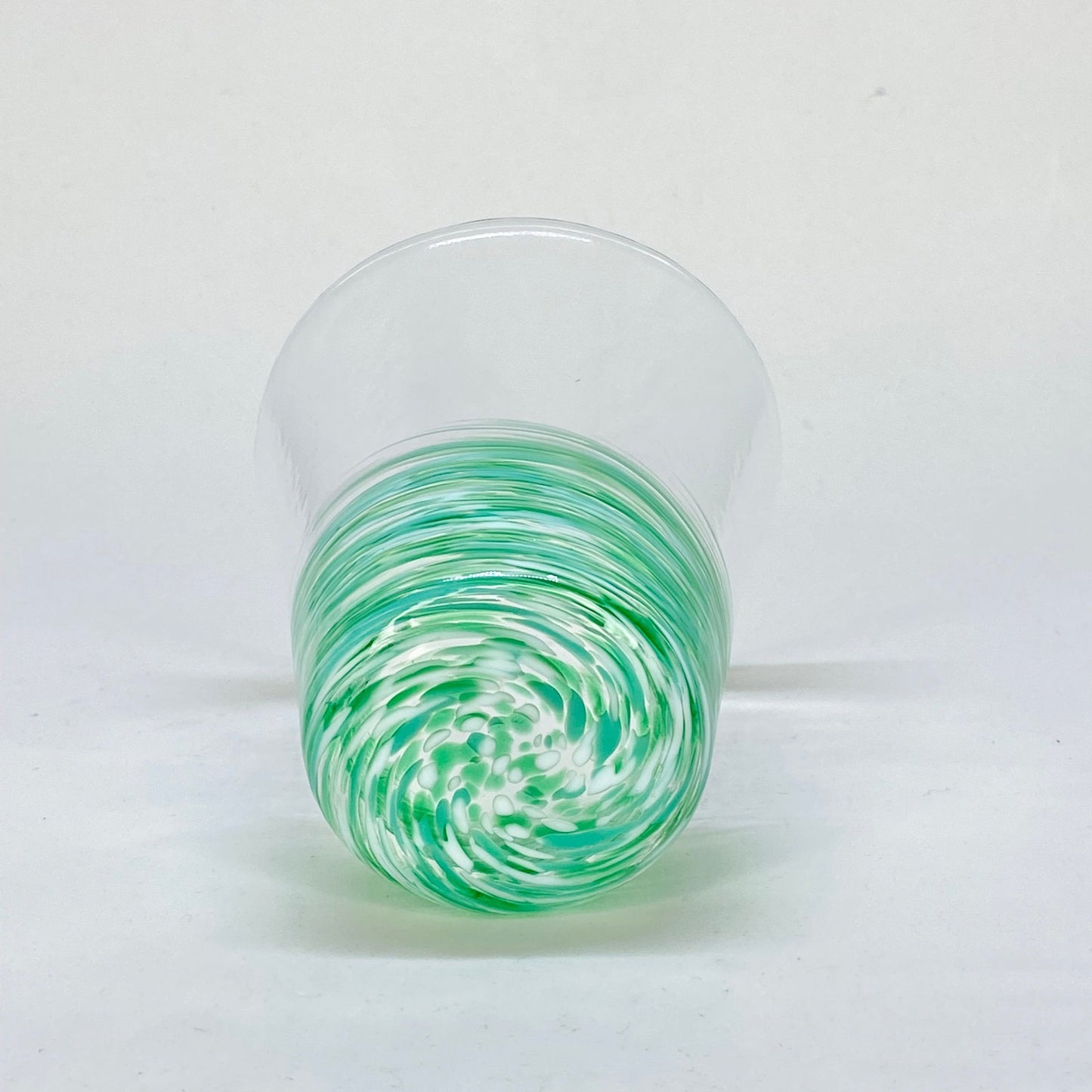 JADE HANDBLOWN GLASS TUMBLER