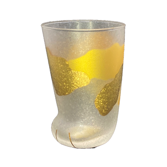 PREMIUM GOLDEN CALICO CATS PAW GLASS