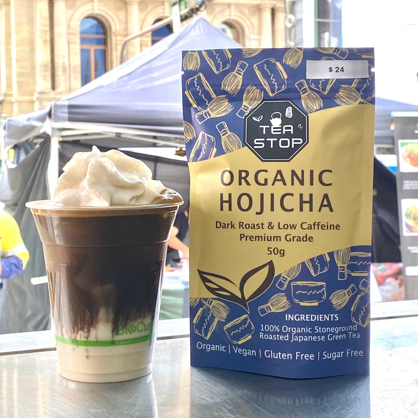 Premium Grade Organic Hojicha Powder