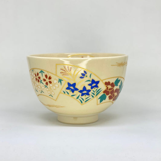 Flower Fan Tea Bowl