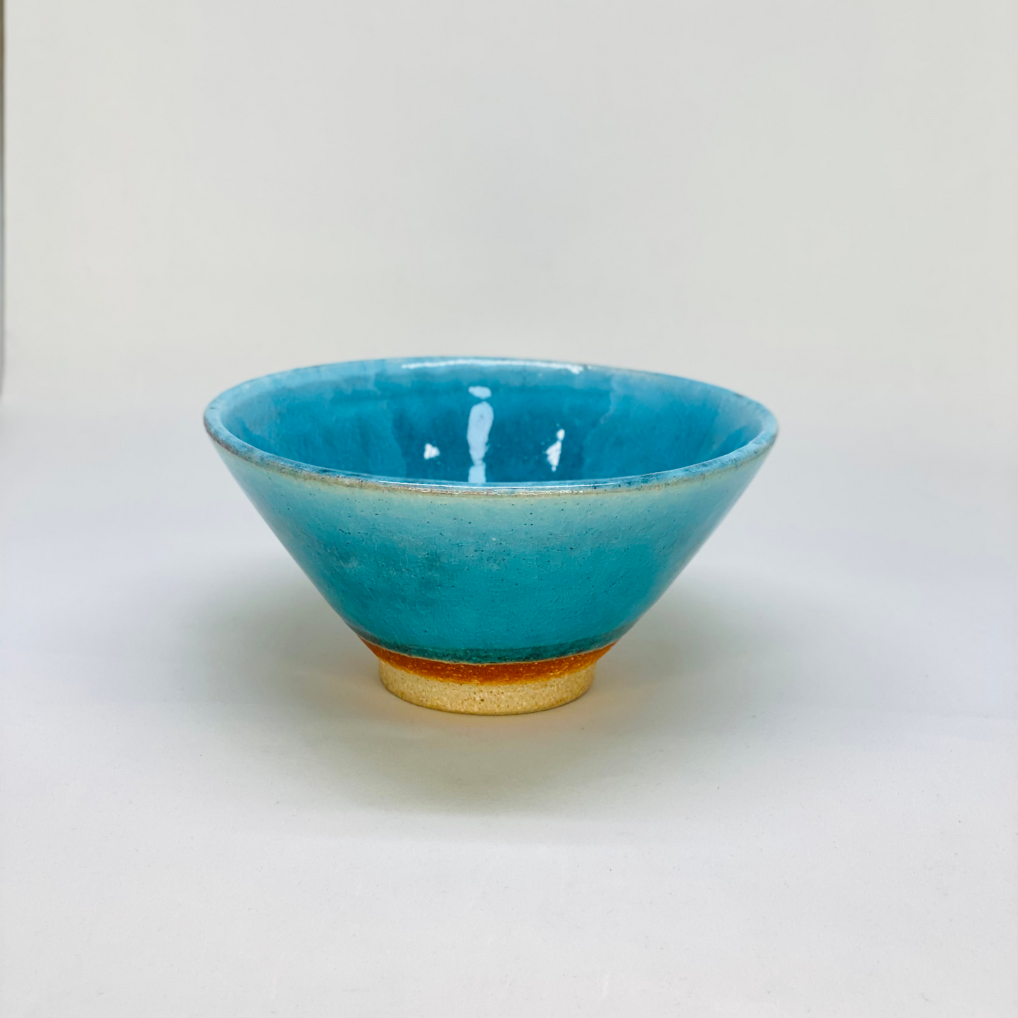 Turkey Blue Sugi-nari Tea Bowl