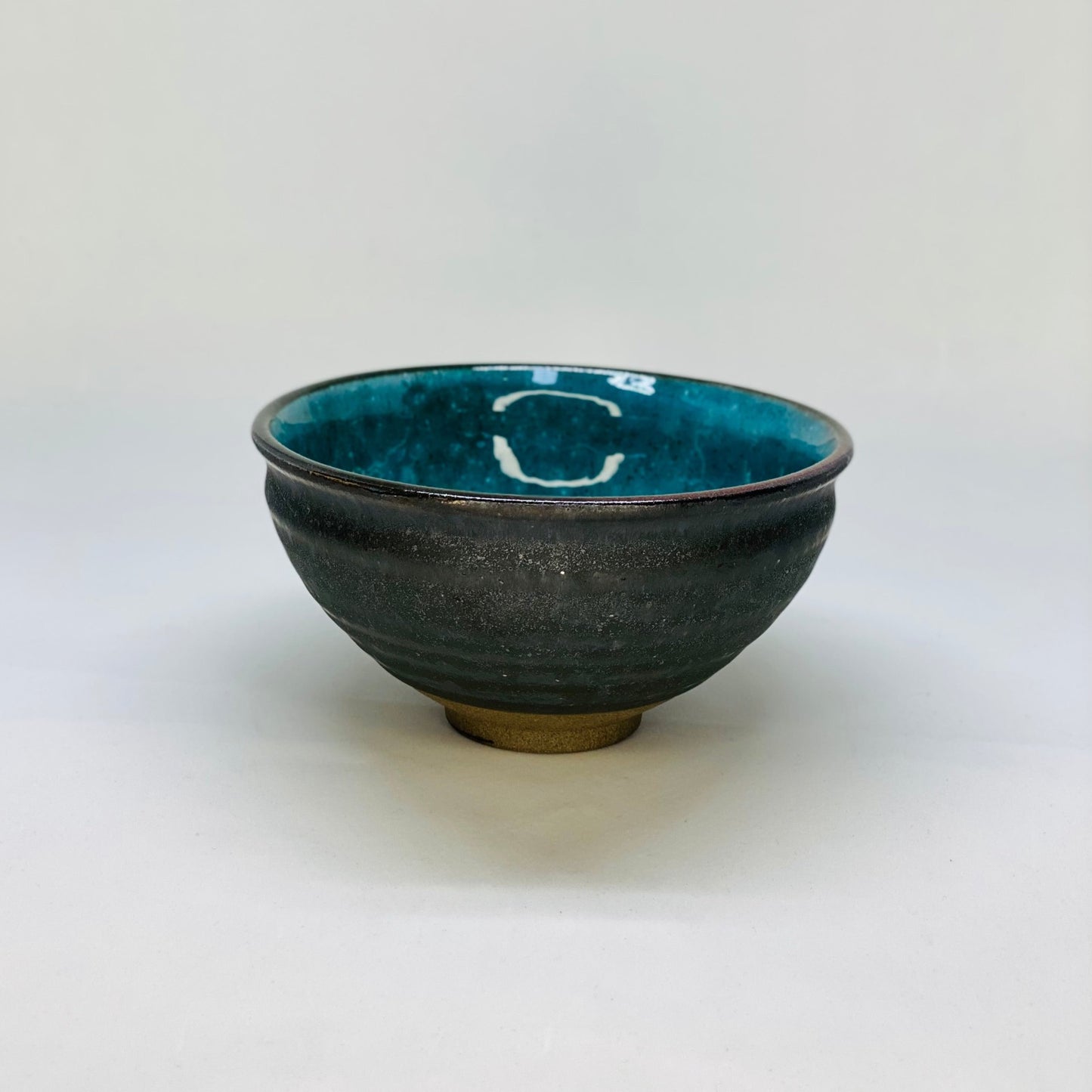 Tenmoku-gata Turkey Blue Tea Bowl