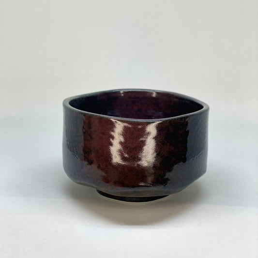 Red Black Sand Matcha Bowl